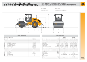 Rouleaux monocylindres JCB-Vibromax VM 200 D T3