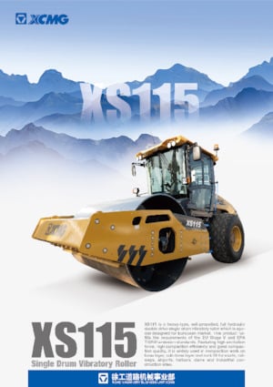 Rouleaux monocylindres XCMG XS125 