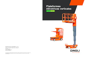 Nacelles à mât vertical unique Dingli AMWP8-3100