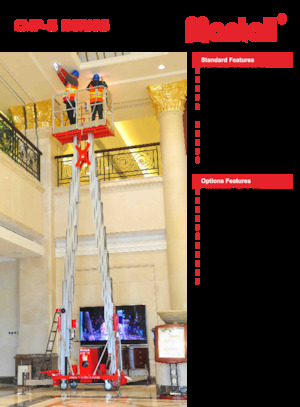 Nacelles à mât vertical unique Mantall CMP14-S