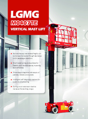 Nacelles à mât vertical unique LGMG  M0407TE