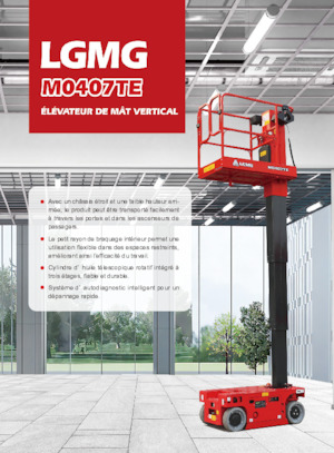 Nacelles à mât vertical unique LGMG  M0407TE