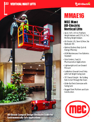 Nacelles à mât vertical unique MEC MMAE16