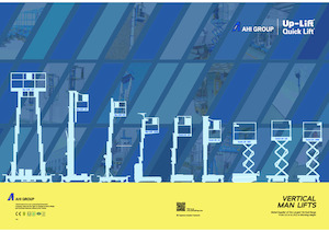 Nacelles ciseaux sur chenilles AHI UBT15