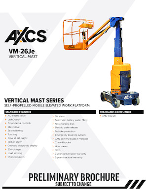 Nacelles à mât vertical unique AXCS VM-26Je