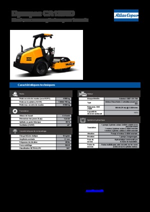Rouleaux monocylindres Dynapac CA 1300 D