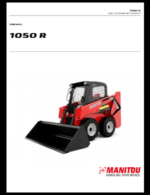 Chargeurs compacts Manitou 1050R