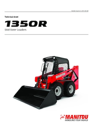 Chargeurs compacts Manitou 1350R