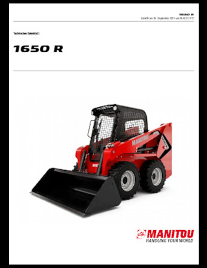 Chargeurs compacts Manitou 1650R