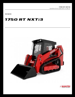 Chargeurs compacts Manitou 1750RT NXT:3
