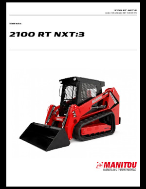 Chargeurs compacts Manitou 2100RT NXT:3