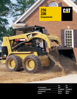 Chargeurs compacts Caterpillar 226