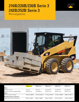 Chargeurs compacts Caterpillar 226B Series 3
