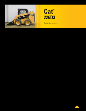 Chargeurs compacts Caterpillar 226D Series 3