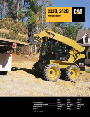 Chargeurs compacts Caterpillar 232B