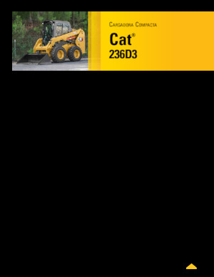 Chargeurs compacts Caterpillar 236D Series 3