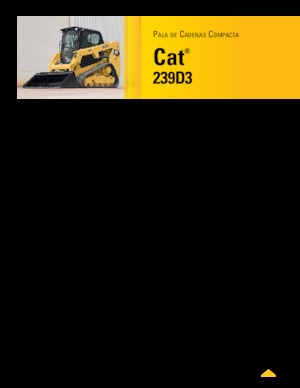Chargeurs compacts Caterpillar 239D Serie 3 Deltalader