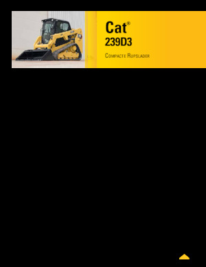 Chargeurs compacts Caterpillar 239D Serie 3 Deltalader