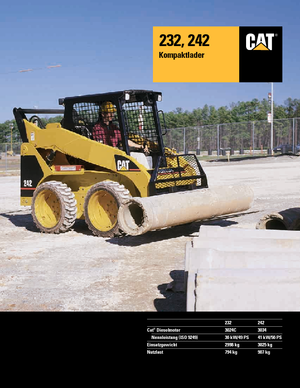 Chargeurs compacts Caterpillar 242