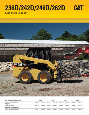 Chargeurs compacts Caterpillar 242D
