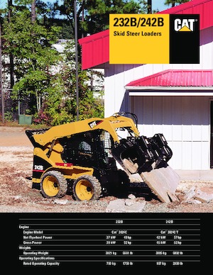 Chargeurs compacts Caterpillar 232B