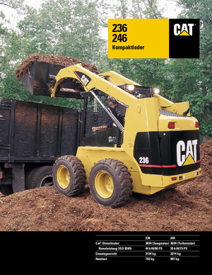 Chargeurs compacts Caterpillar 246