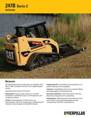 Chargeurs compacts Caterpillar 247B II