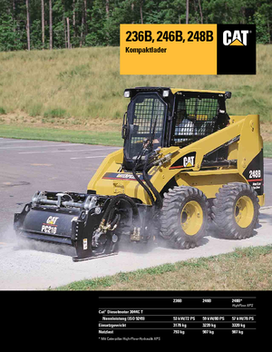 Chargeurs compacts Caterpillar 248B HF-XPS