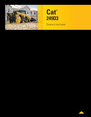 Chargeurs compacts Caterpillar 249D3
