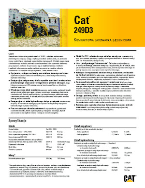 Chargeurs compacts Caterpillar 249D3