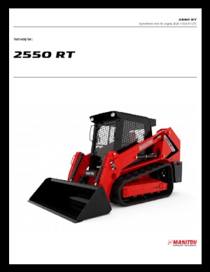 Chargeurs compacts Manitou 2550RT