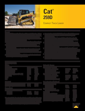 Chargeurs compacts Caterpillar 259D