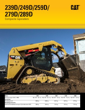 Chargeurs compacts Caterpillar 239D