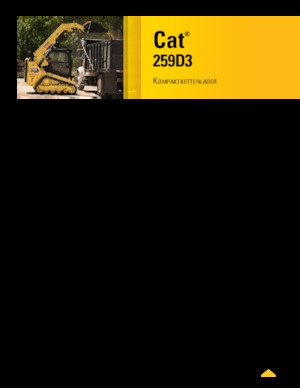 Chargeurs compacts Caterpillar 259D Serie 3 Deltalader