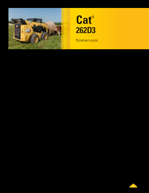 Chargeurs compacts Caterpillar 262D Series 3