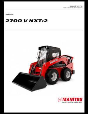 Chargeurs compacts Manitou 2700V NXT:2