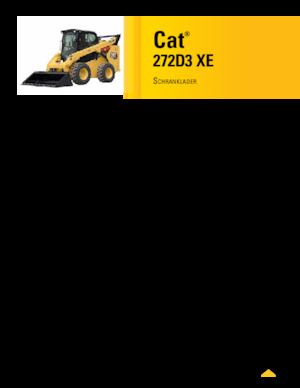 Chargeurs compacts Caterpillar 272D XE Serie 3