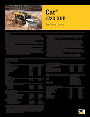 Chargeurs compacts Caterpillar 272D XHP
