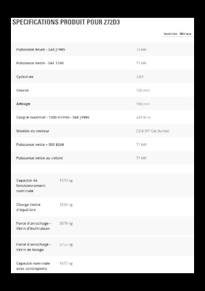 Chargeurs compacts Caterpillar 272D3
