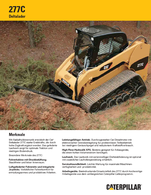 Chargeurs compacts Caterpillar 277C