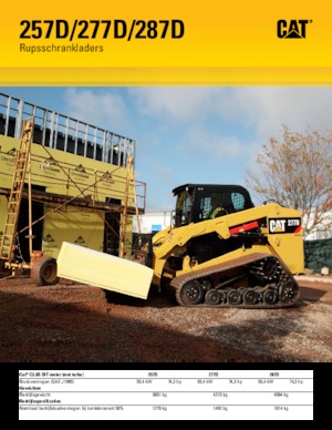 Chargeurs compacts Caterpillar 287D