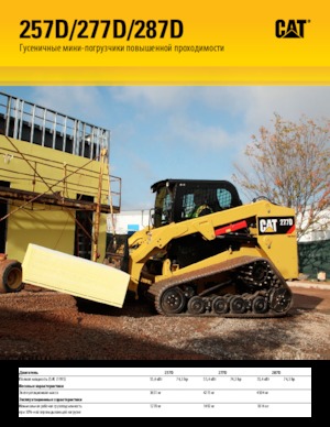 Chargeurs compacts Caterpillar 287D