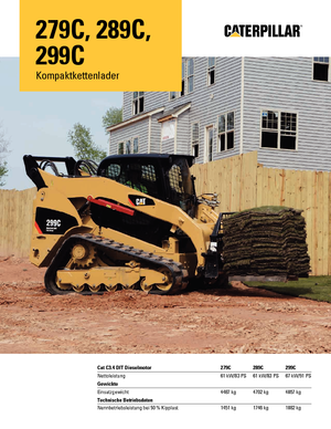 Chargeurs compacts Caterpillar 279C
