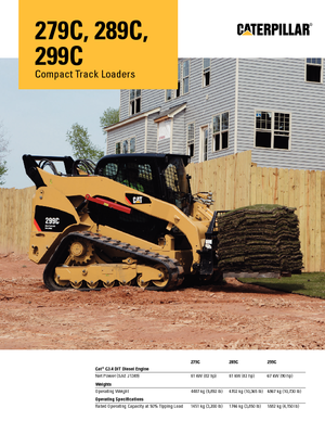 Chargeurs compacts Caterpillar 289C