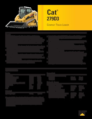 Chargeurs compacts Caterpillar 279D