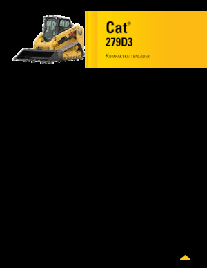 Chargeurs compacts Caterpillar 279D Serie 3 Deltalader