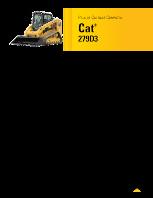 Chargeurs compacts Caterpillar 279D Serie 3 Deltalader