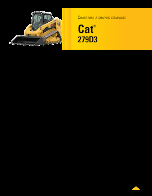 Chargeurs compacts Caterpillar 279D Serie 3 Deltalader