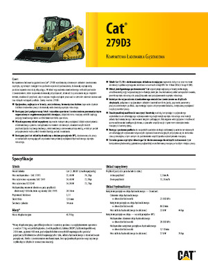 Chargeurs compacts Caterpillar 279D Serie 3 Deltalader