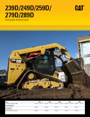 Chargeurs compacts Caterpillar 239D